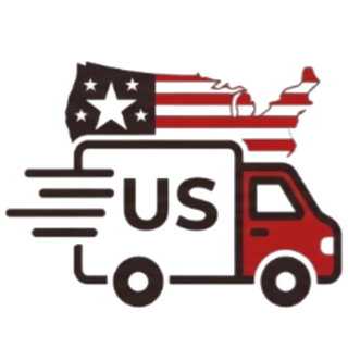 US local shipping truck icon